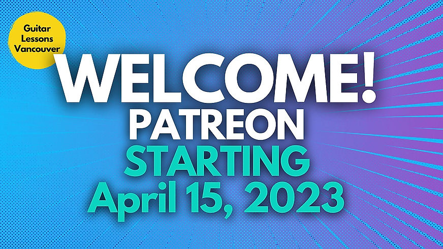 Patreon Welcome!